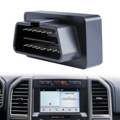 xcarpad front device plug showing compact design and easy fit benefit