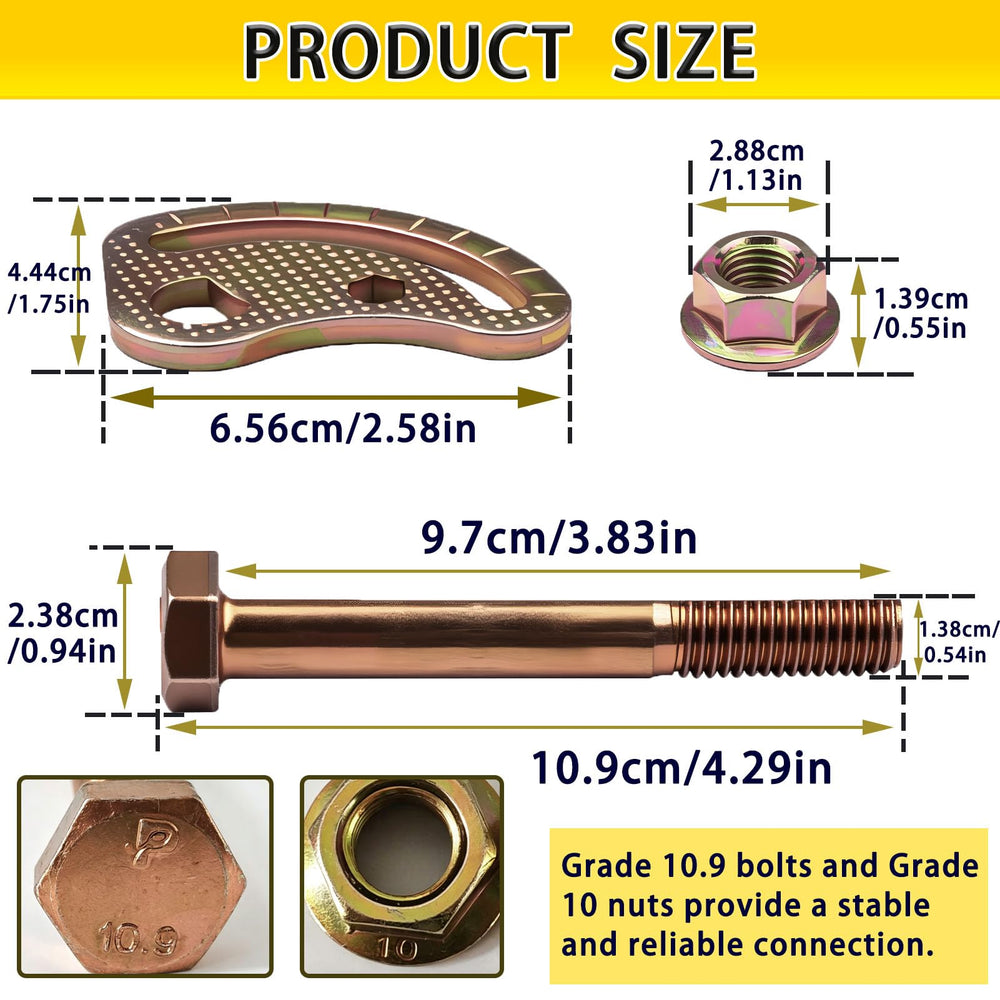 XDDPRO cam bolt close-up highlighting precise machining and durability benefit