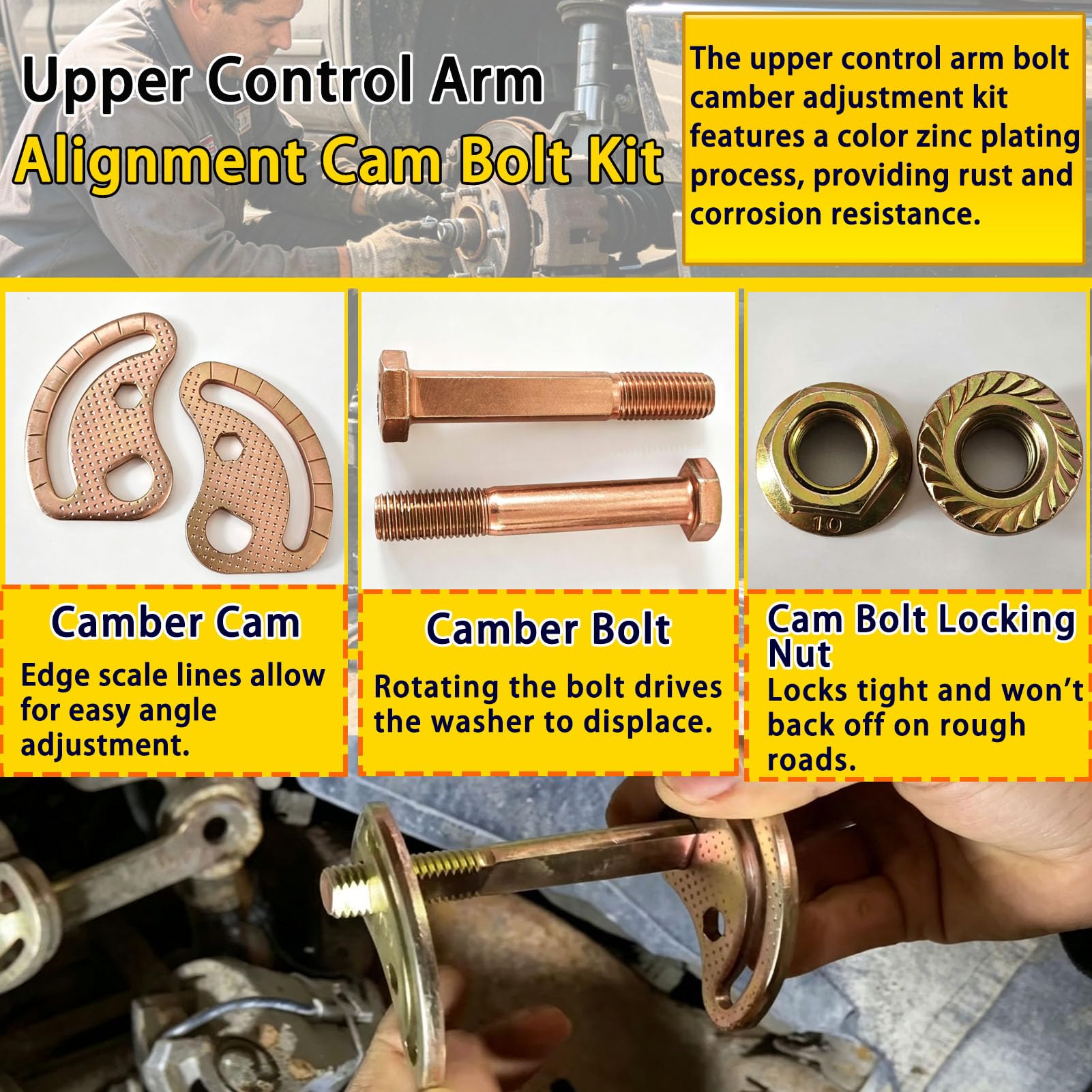 XDDPRO lug nuts and bolts arranged to show included hardware benefit