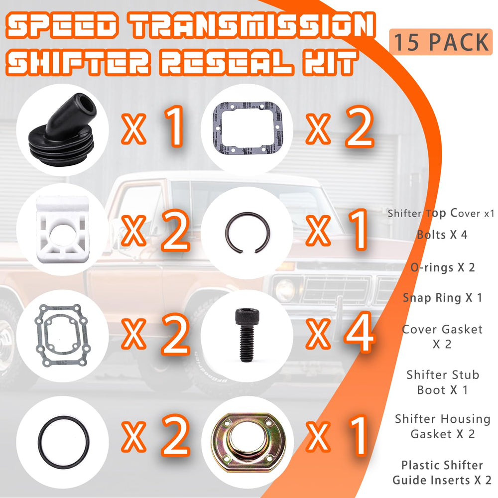 XDDPRO shifter boot and o-rings displayed to protect interior and stop leaks