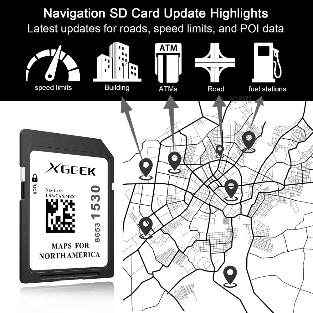 XGEEK close-up of card contacts highlighting durable build and data integrity