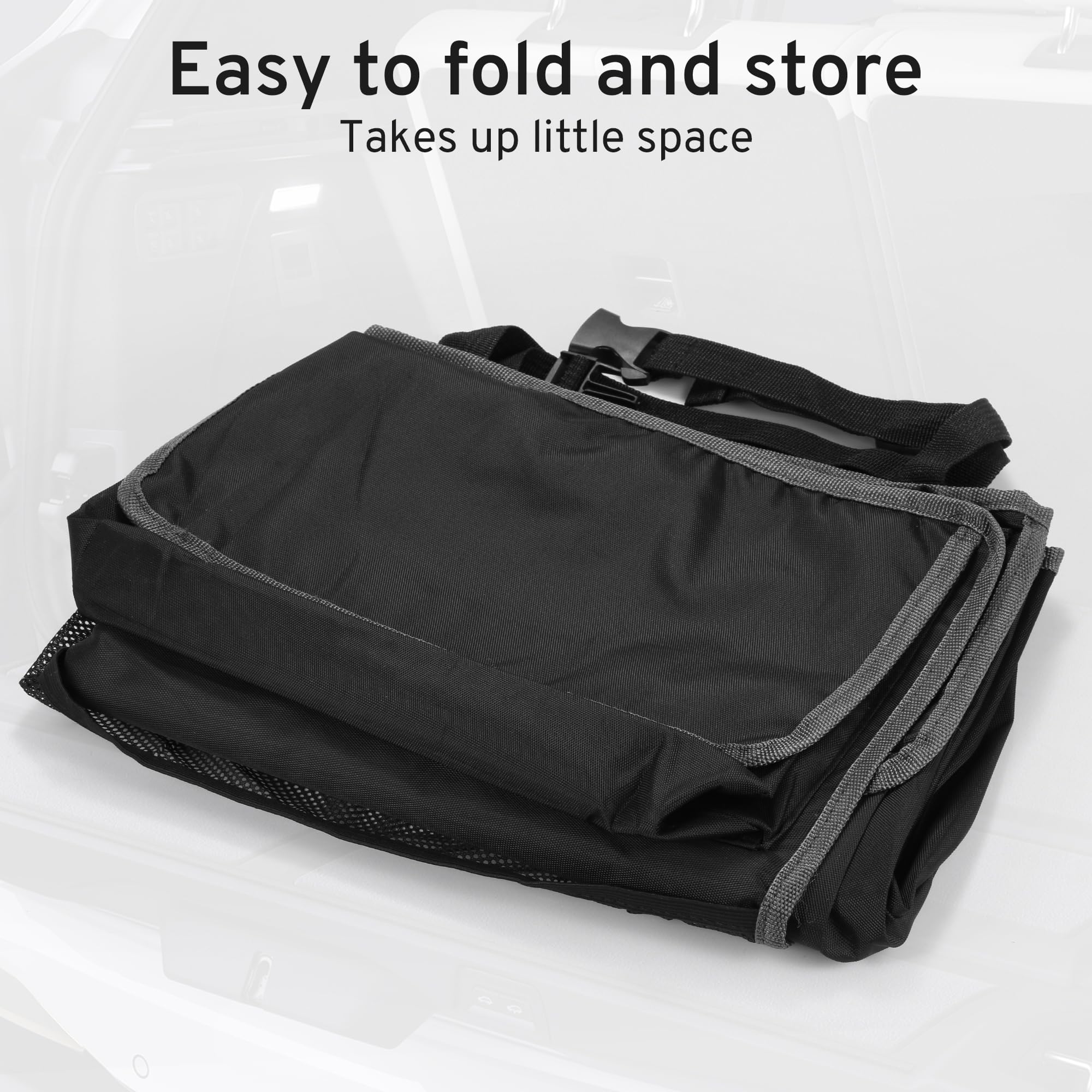 XHRING folded flat showing compact storage convenience benefit