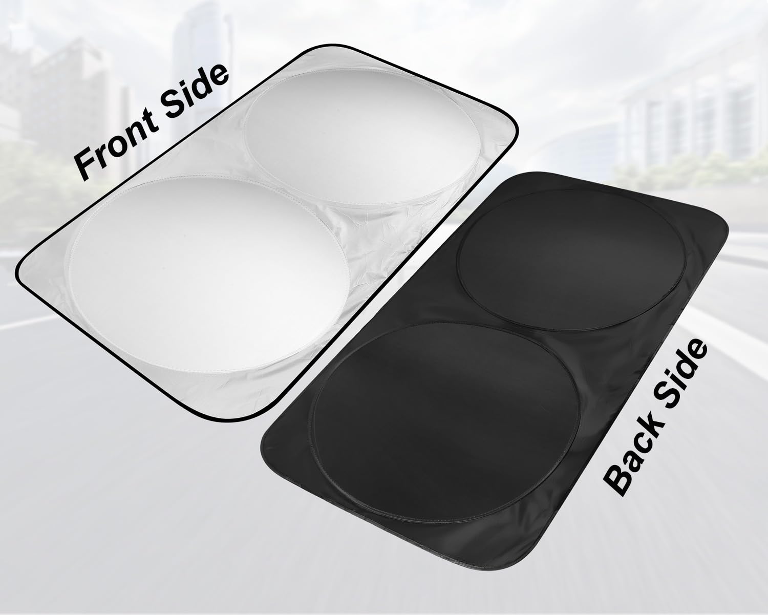 XHRING side profile showing precise fit along windshield curvature for stability
