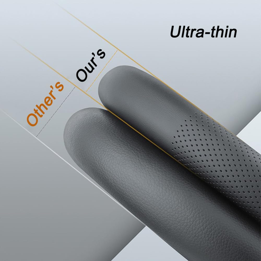 XHRING visible stitching and splice detail enhancing durability