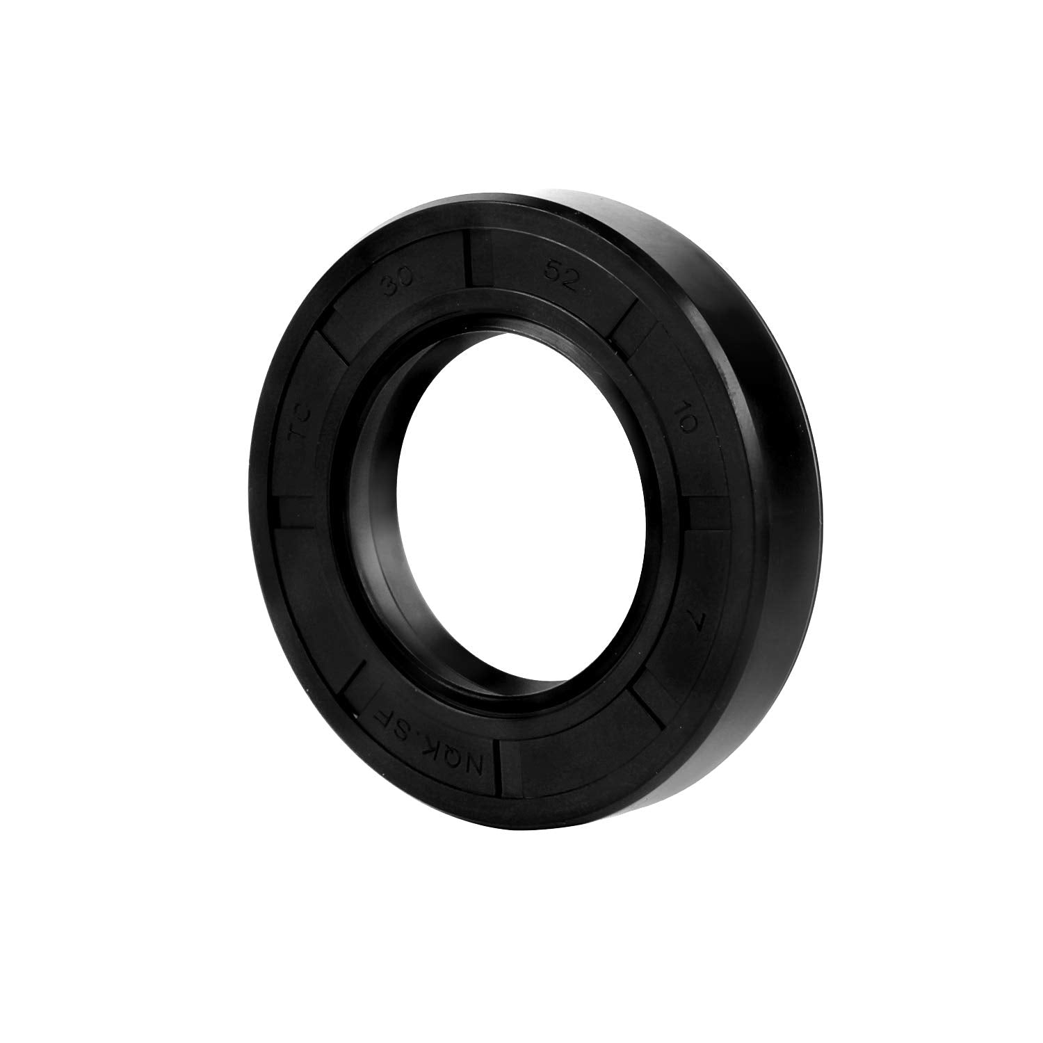 XiKe size comparison with ruler confirming 30x52x10mm seal sizing for confident purchase