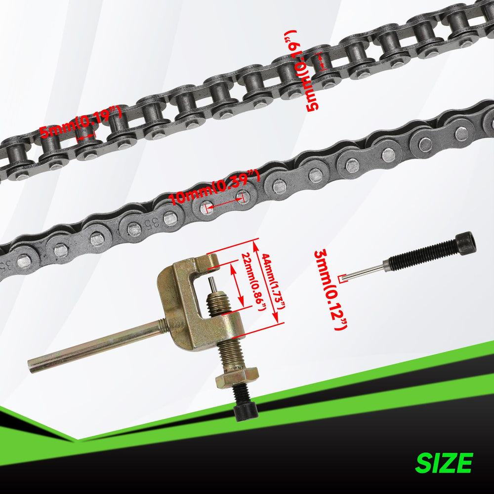 XIKOBY chain breaker tool in use for precise link removal and quick fitting