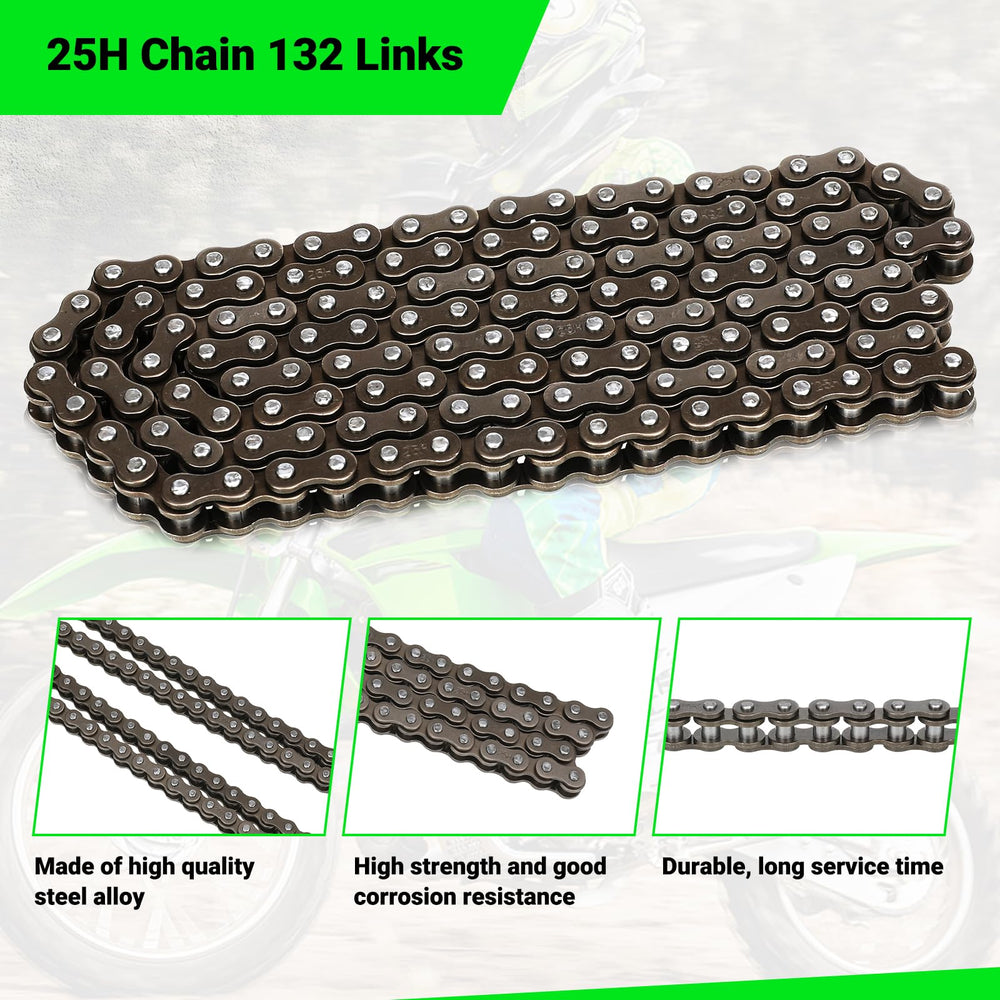 XIKOBY chain tensioner mounted demo showing consistent chain alignment advantage