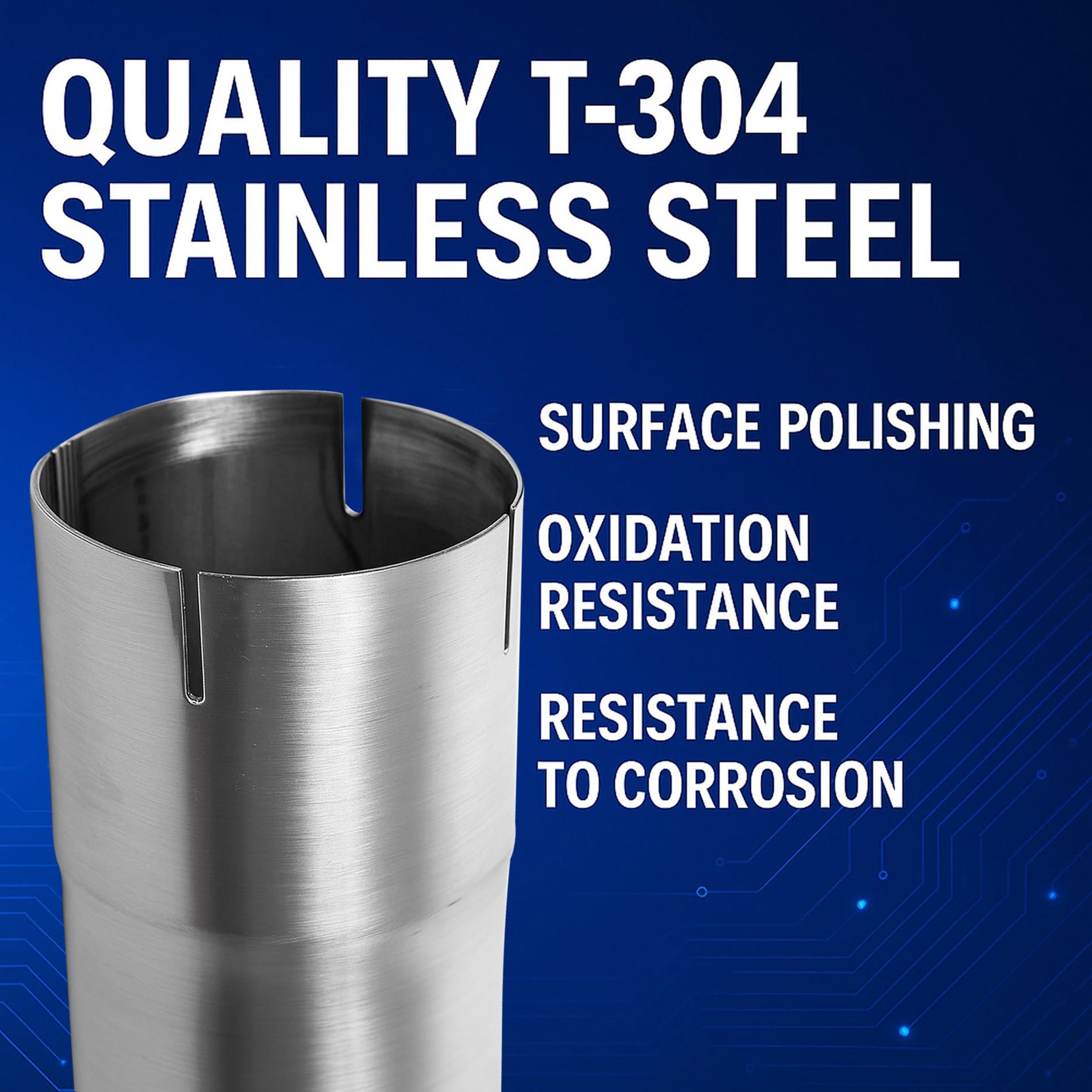 XinDeLeiHuan pipe installed on truck demonstrating durable fitment