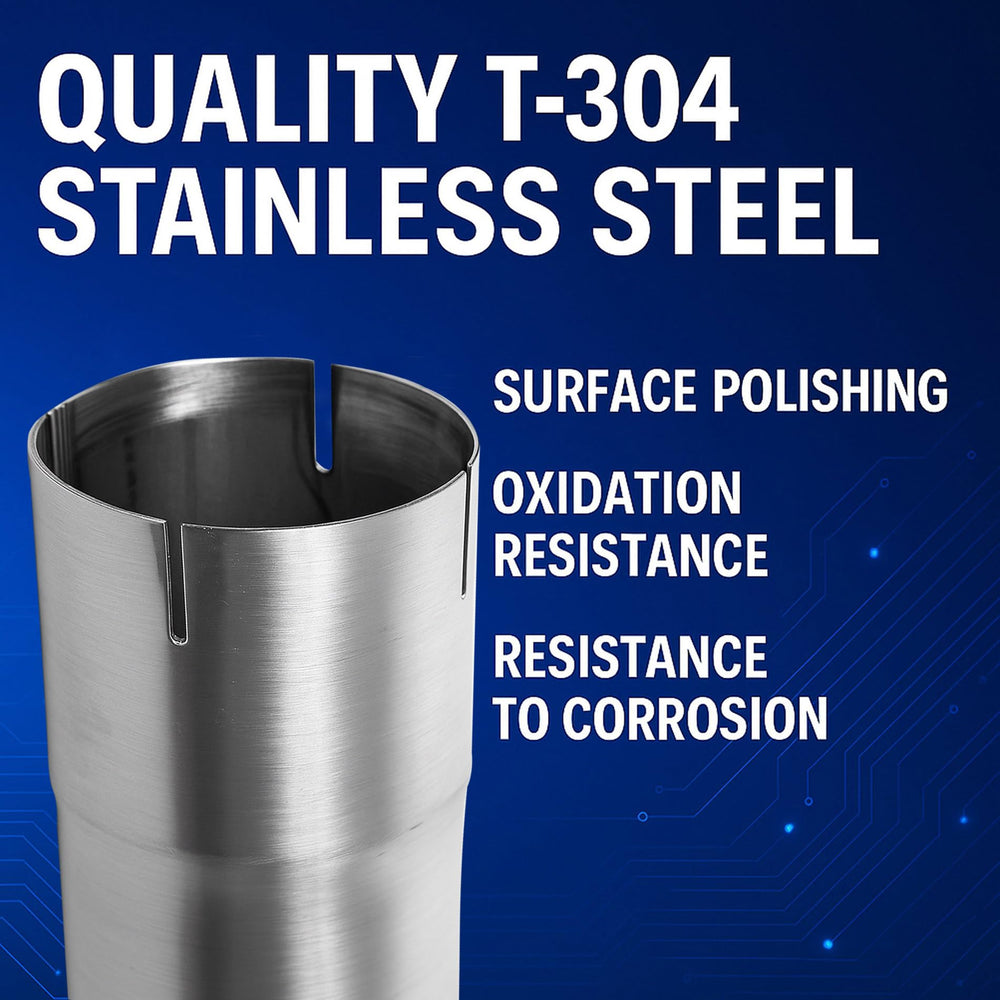 XinDeLeiHuan pipe installed on truck demonstrating durable fitment