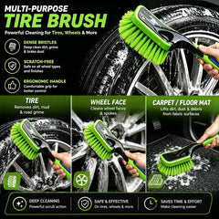 XINDELL microfiber wand cleaning narrow spokes to reach inner rim areas