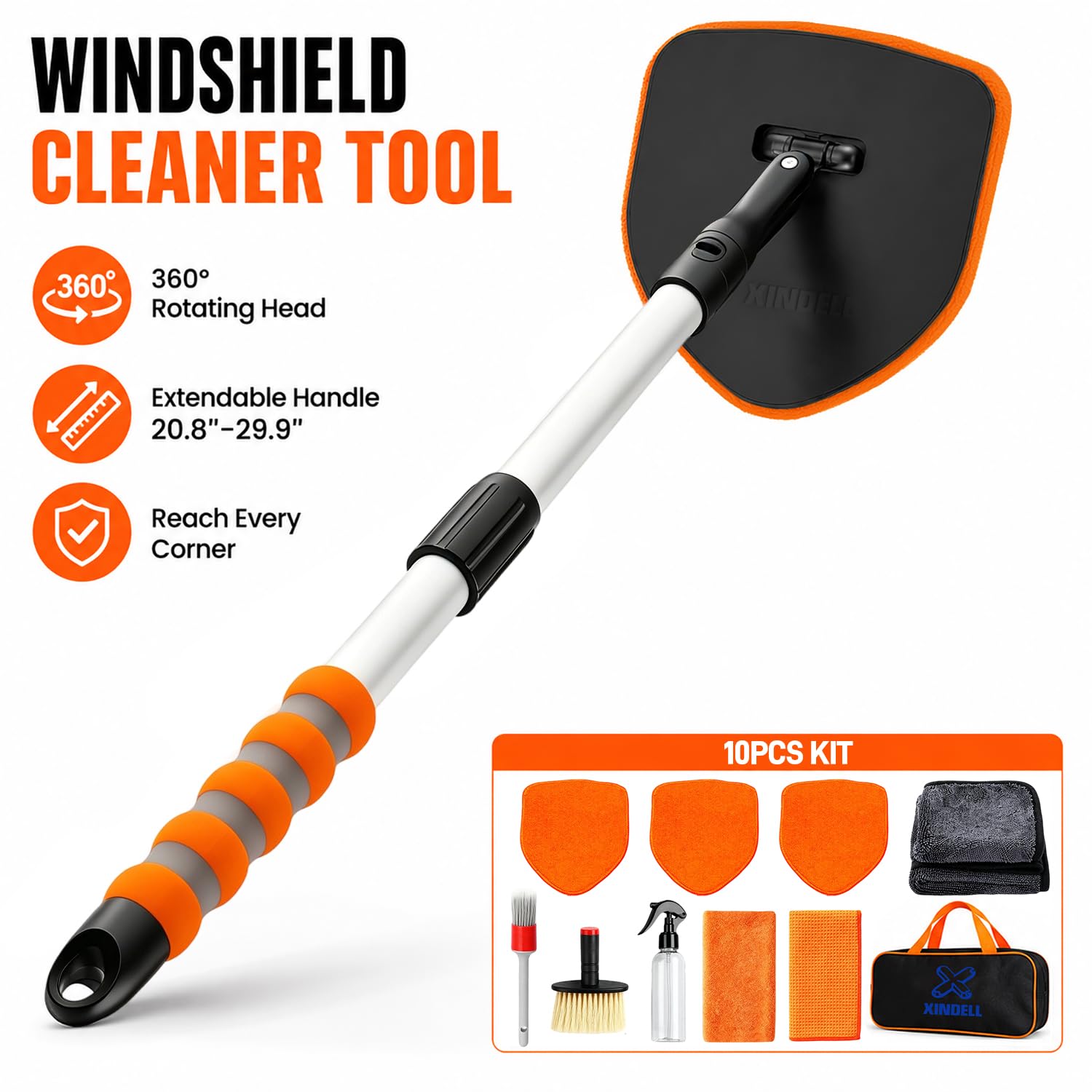 XINDELL tool held by hand to show scale and ergonomic handling benefit