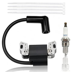 Xingehor ignition coil front view showing compact housing and mounting points for easy replacement