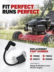 Xingehor spark plug and coil layout with included nylon straps for convenient immediate installation