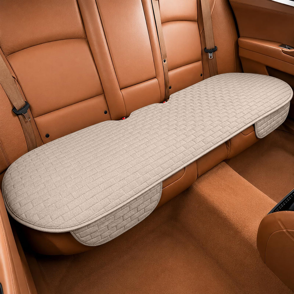 XINGSILUC beige front view seat cover protecting back seat and improving cabin look