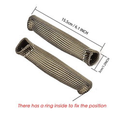 XINPENGLIU sleeve installed near a hot header showing thermal shielding benefit