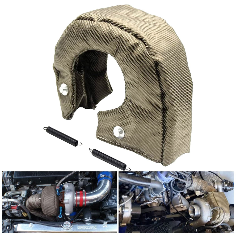 XINPENGLIU blanket on turbo in garage setting protecting hoses and paintwork