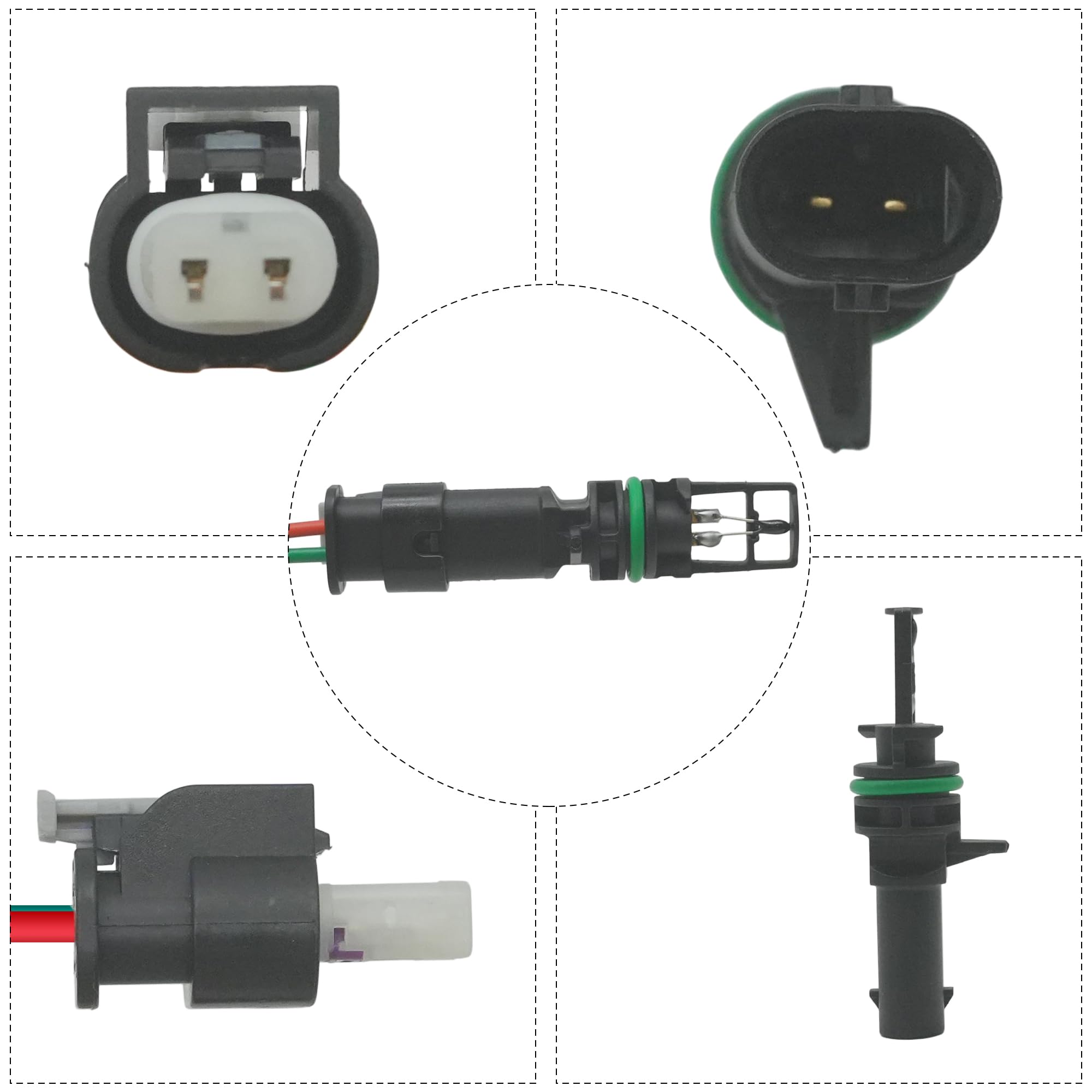 XINSAUTO close-up of connector terminals demonstrating reliable electrical contact
