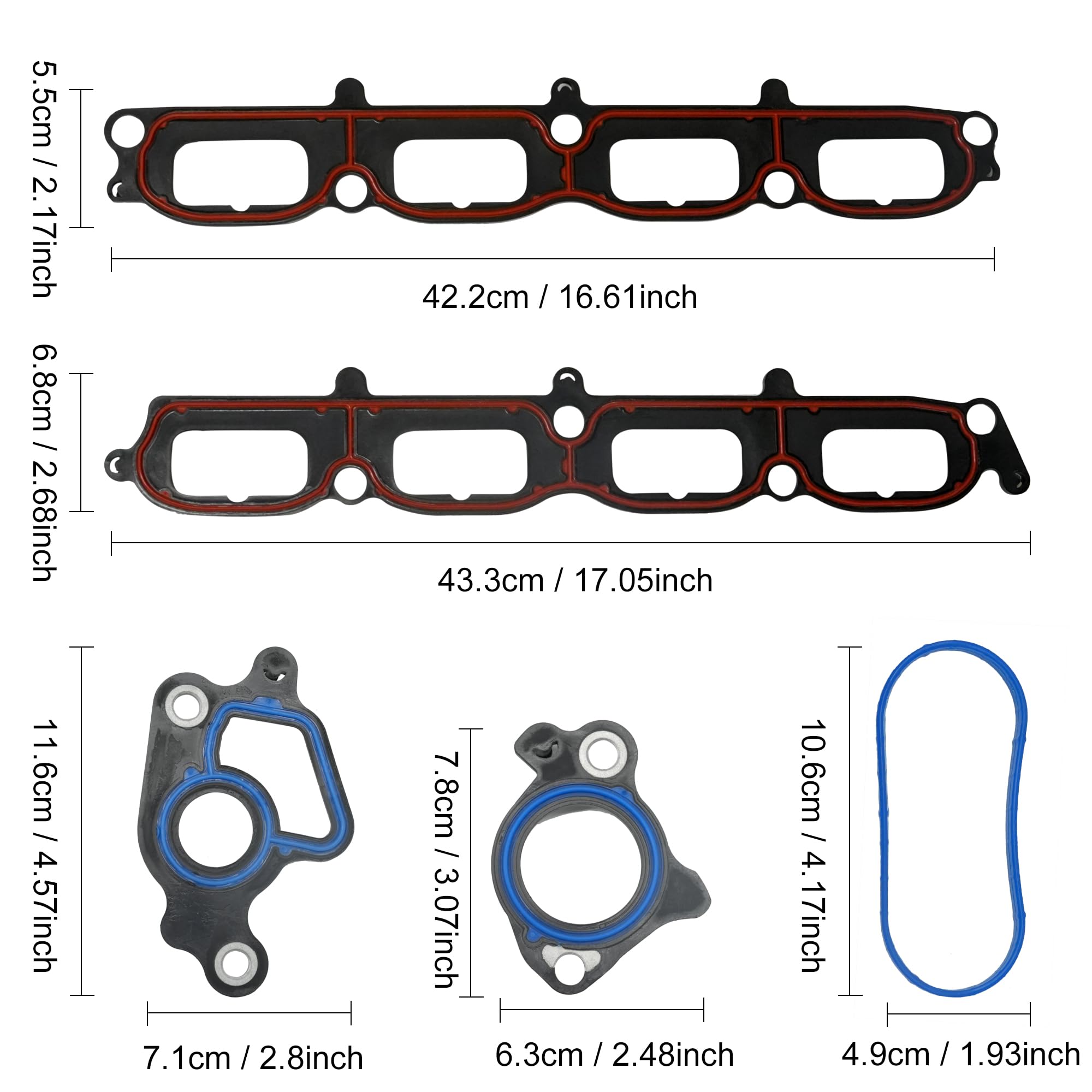 XINSAUTO gasket with Ford and Lincoln vehicles illustrating compatible 5.4L V8 models