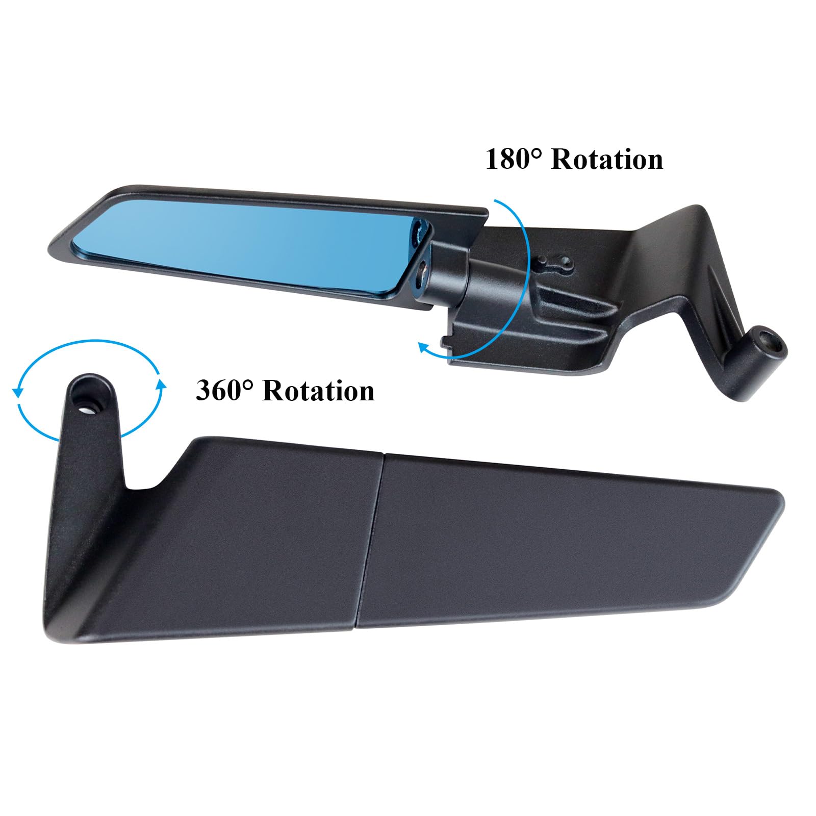 Xintre side profile wind‑wing housing emphasizing low drag and sporty look