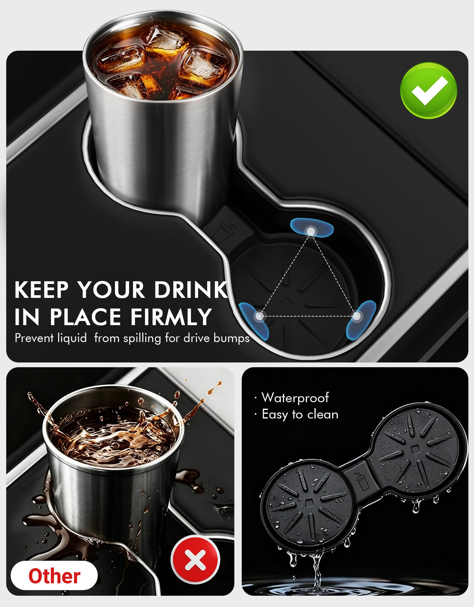 XINTUO with phone and wallet to demonstrate storage capacity scale