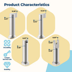 Xinxinlin close-up of long hardened steel bits demonstrating extended reach and wear resistance