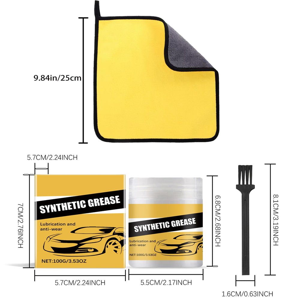 XIRUJNFD 100g tub next to wrench to show compact, portable size