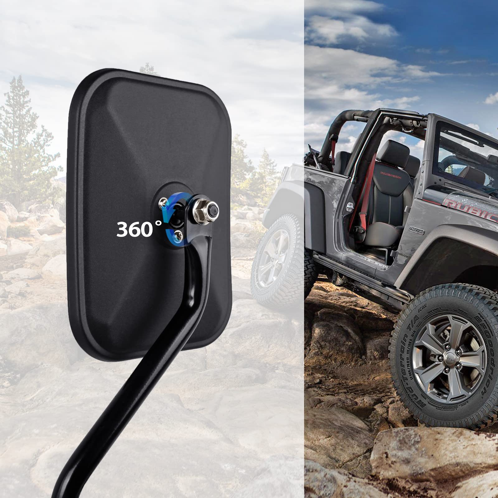 Xislet included dual-head wrench and hardware for quick installation