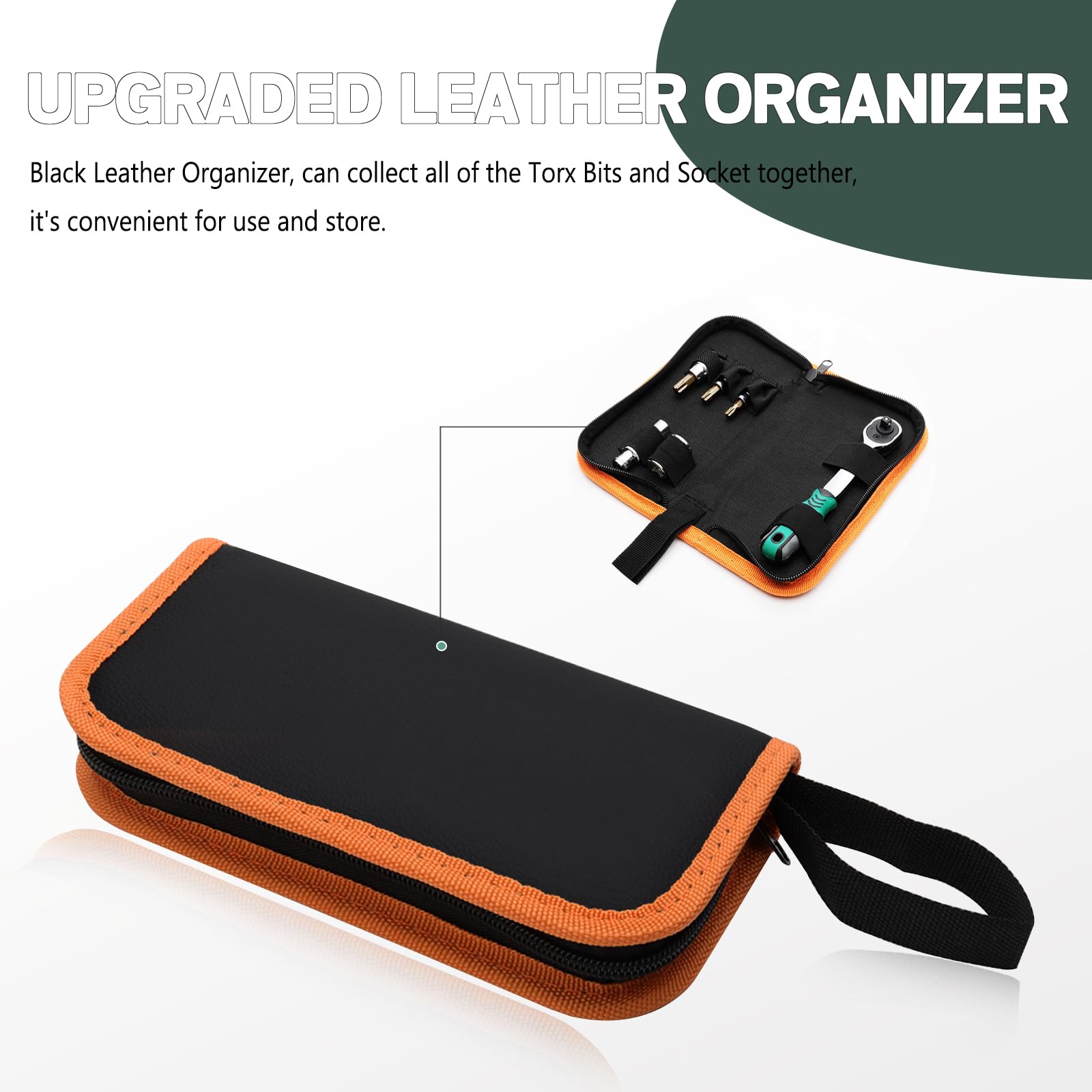 Xislet kit next to a credit card illustrating compact size and portability