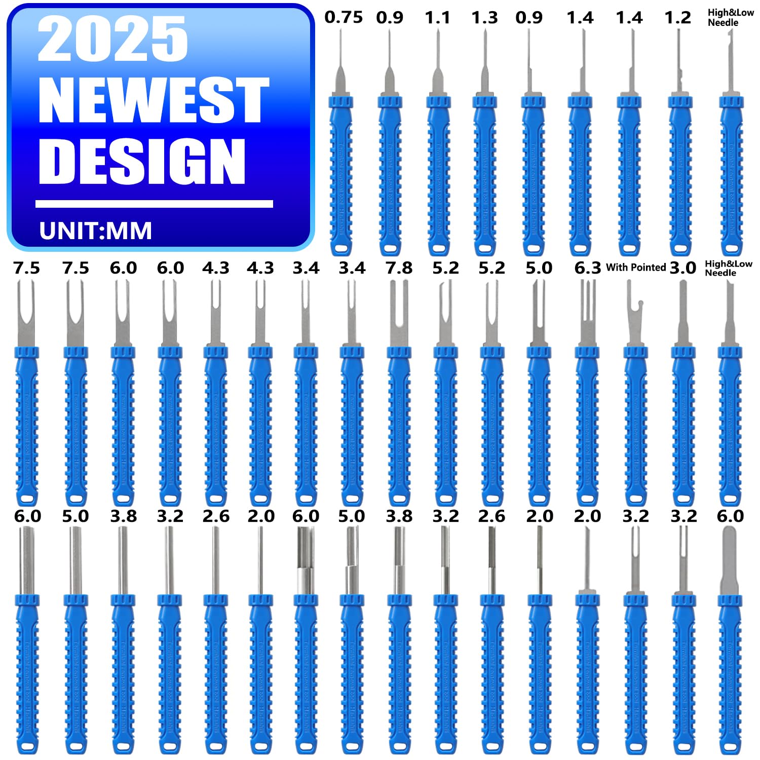 XLWJBES close-up of full 41-piece tool array displaying variety and quick selection benefit