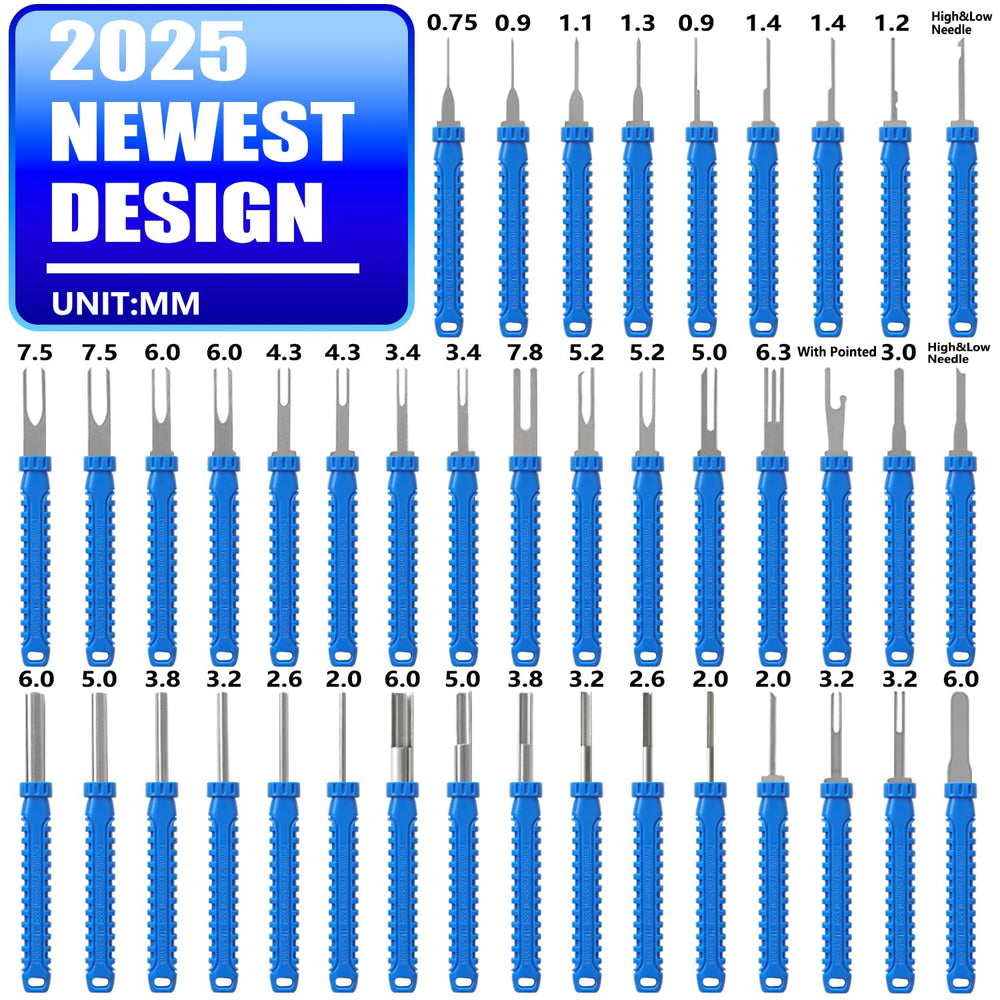 XLWJBES close-up of full 41-piece tool array displaying variety and quick selection benefit