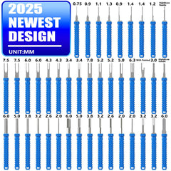 XLWJBES close-up of full 41-piece tool array displaying variety and quick selection benefit