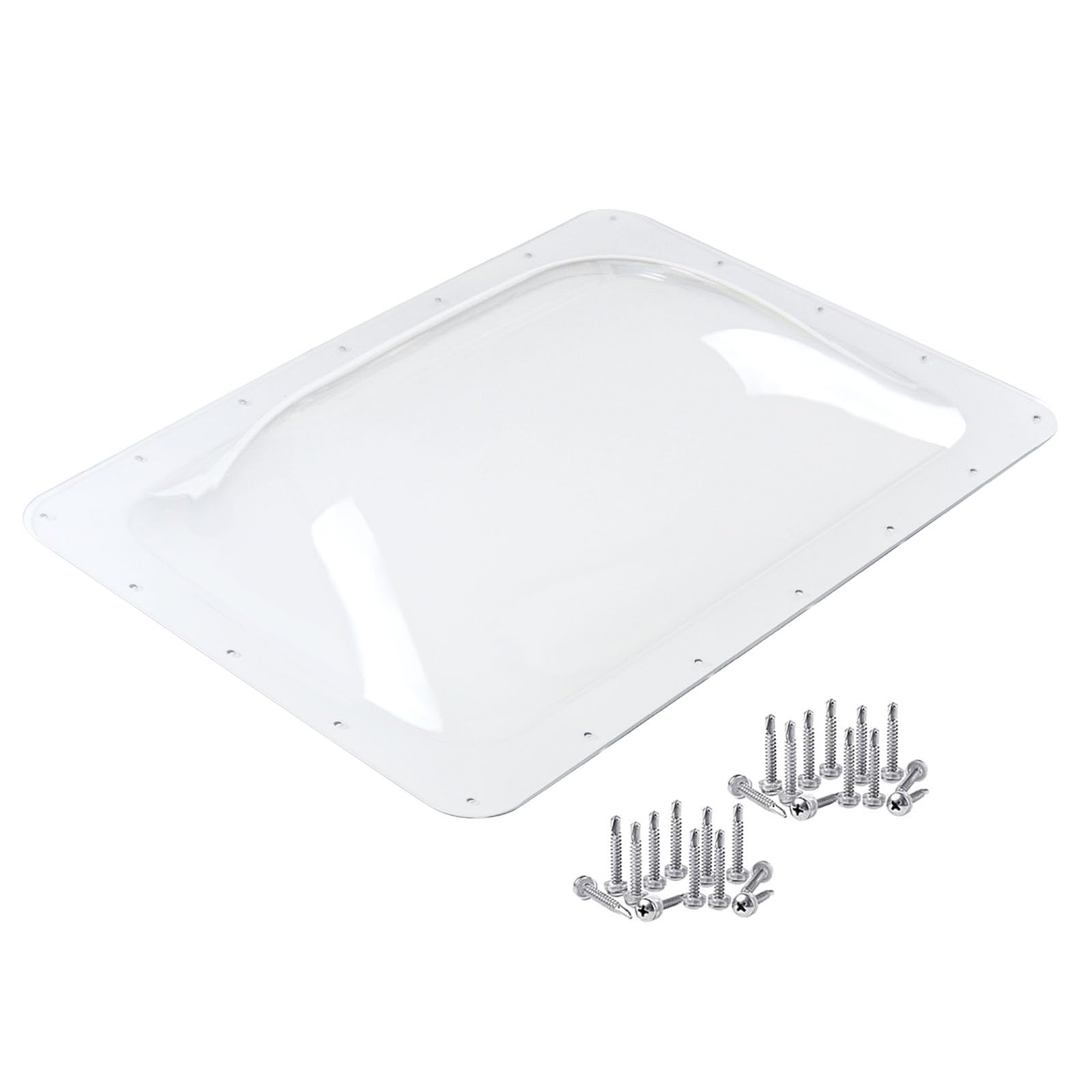 XMK outer dome front view showing full 18x26 cover and clean edge, durable protection