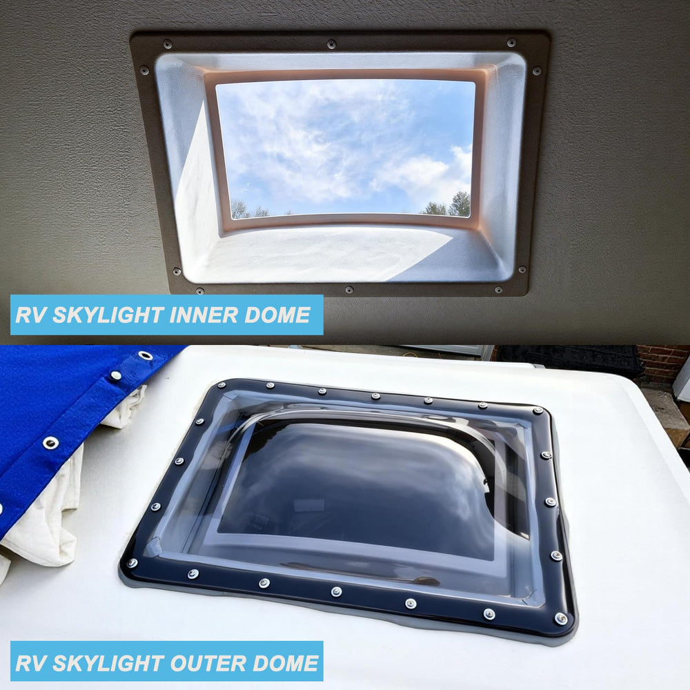 XMK skylight interior view in camper showing improved natural light and ambiance
