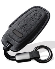 XMZAIMY front view of black key cover showing neat fit and protection