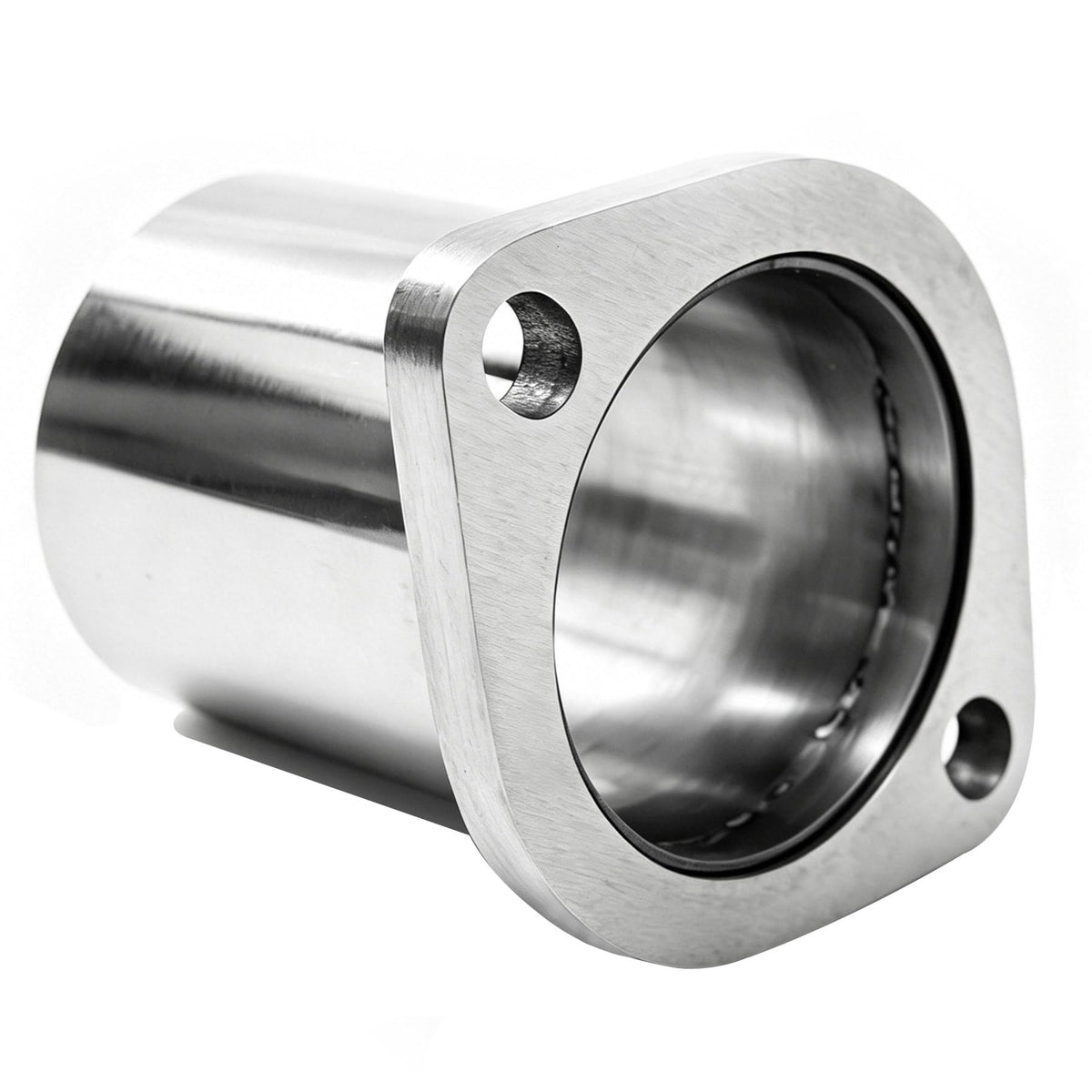 Xoepoll front view of 3 inch flange adapter showing fit and durability