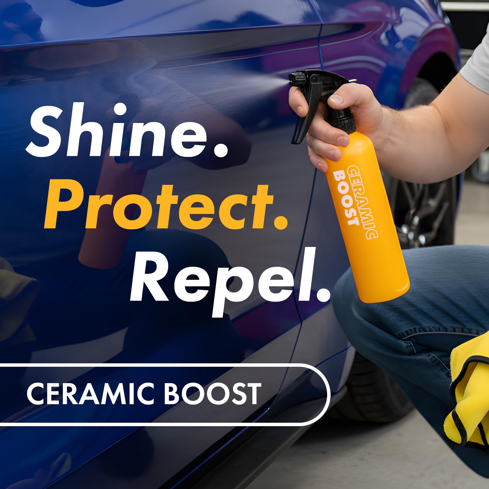 XPEL on paint protection film illustrating compatibility and added protection