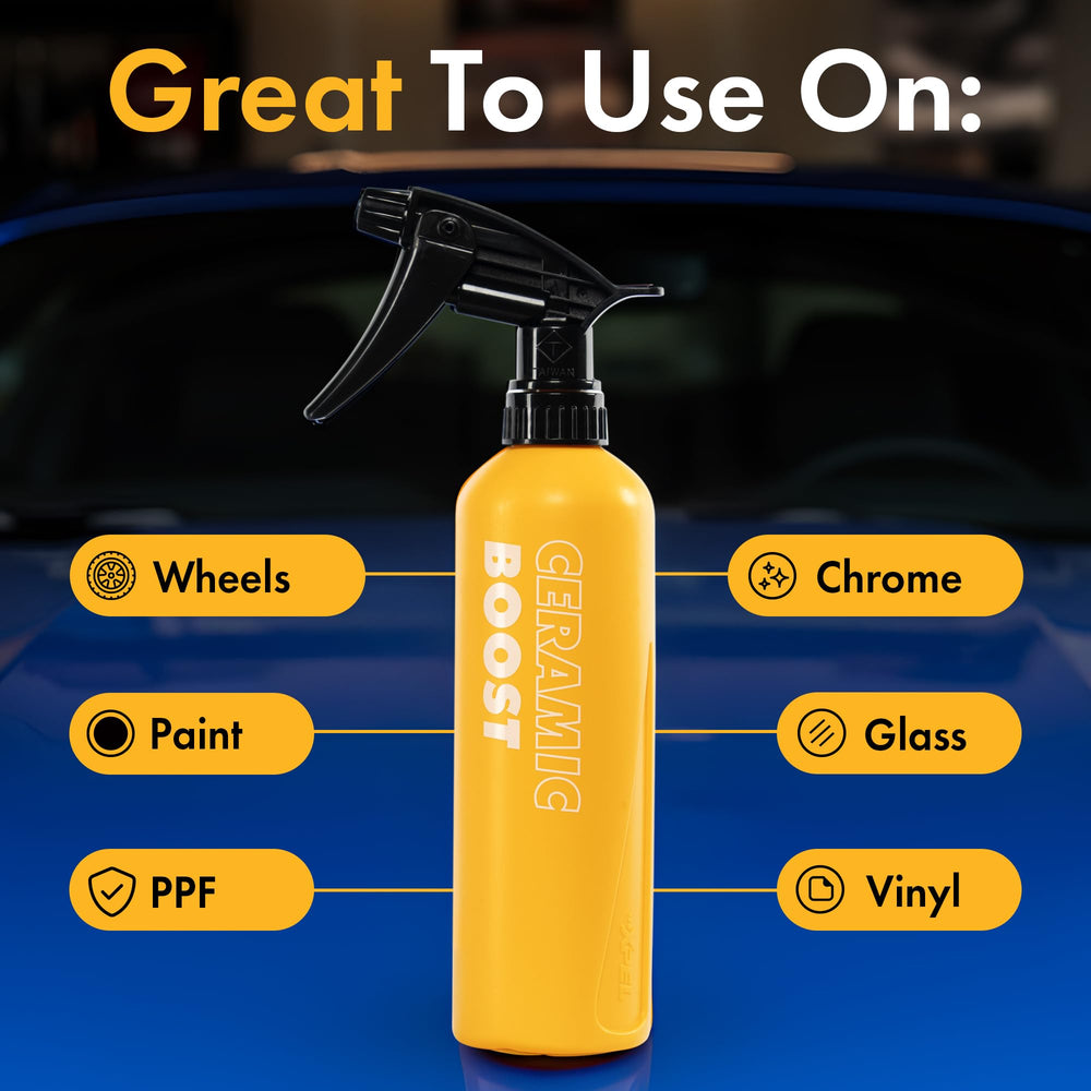 XPEL water beading on car hood demonstrating strong hydrophobic protection