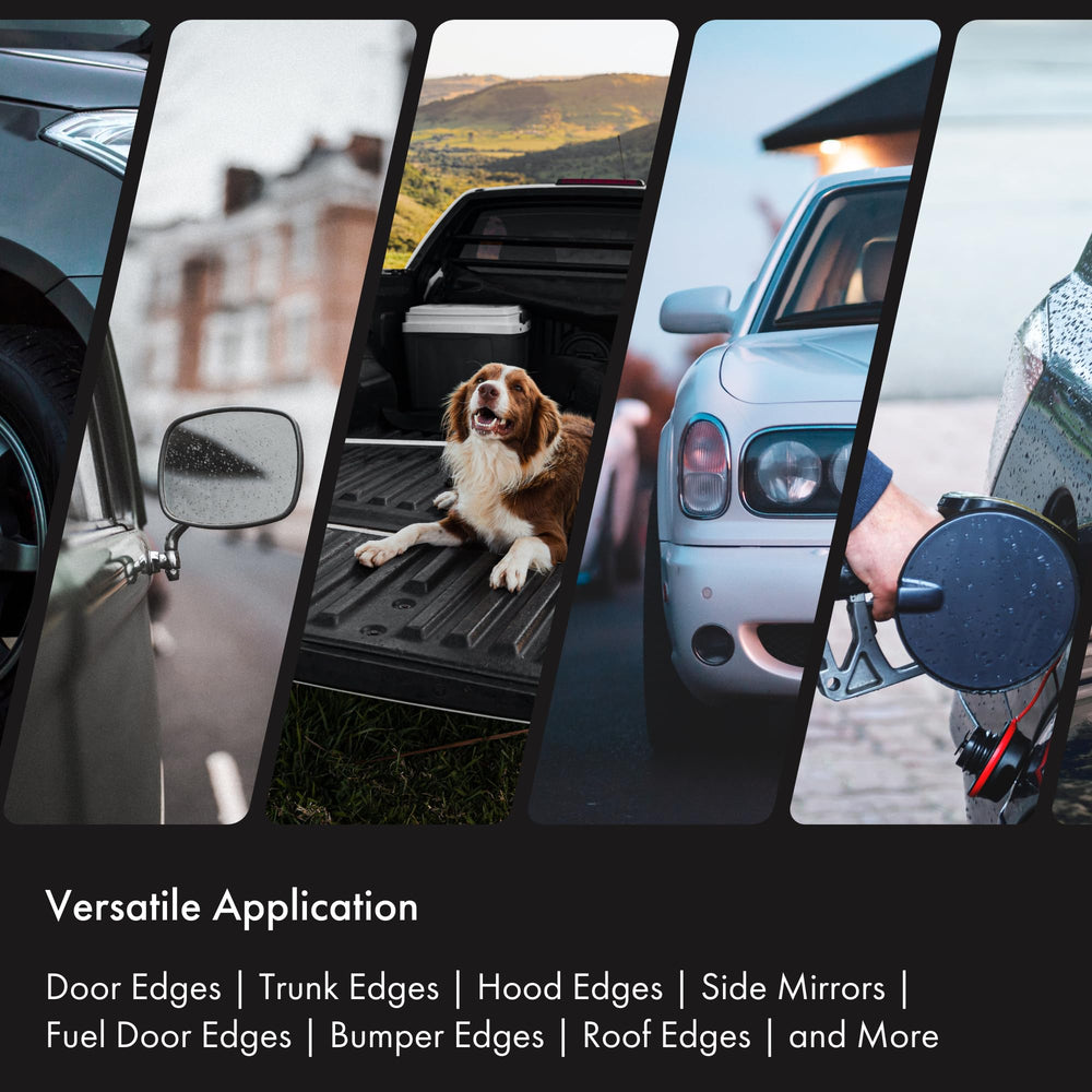XPEL wrapped around narrow door edge showing secure adhesion and coverage