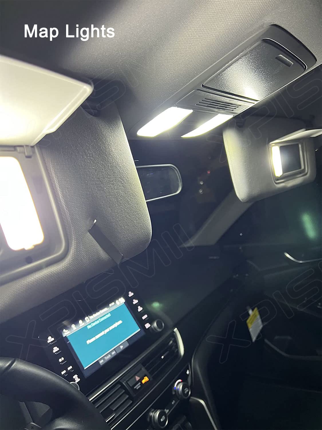 Xpismii dome light emitting 6000K white for improved cabin visibility