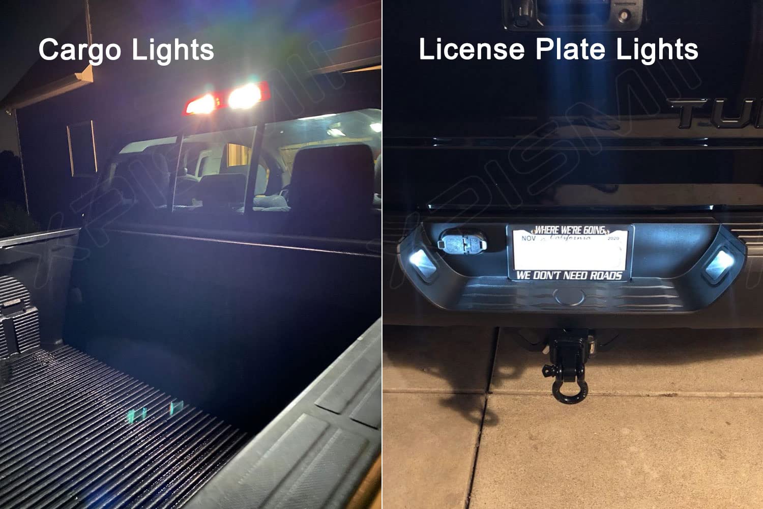 Xpismii scale comparison with factory bulb showing compact OEM fit