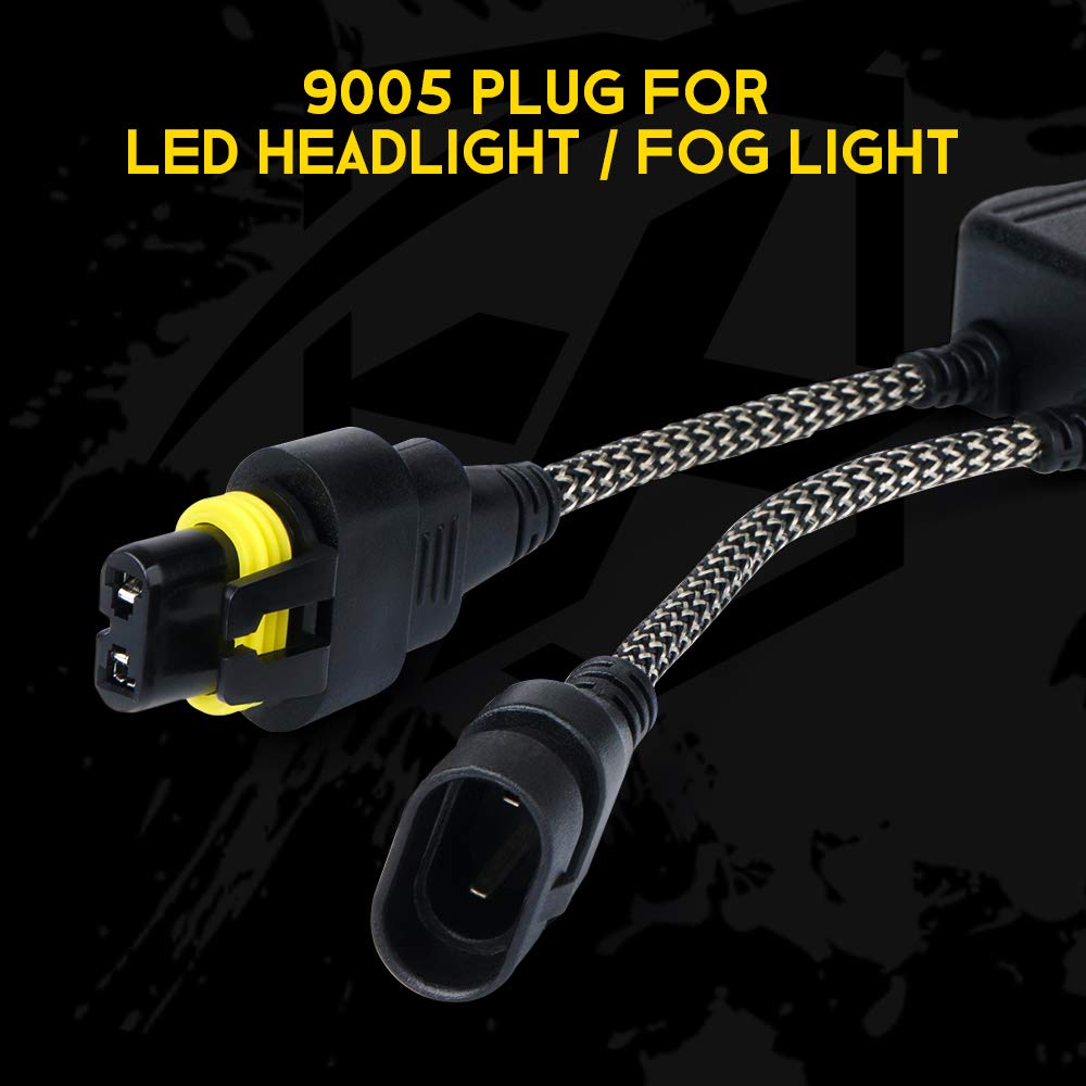 Xprite detailed look at 9005 plug connectors ensuring straightforward plug-and-play fit