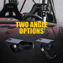 Xprite close-up of angle adjustment showing two-position aiming benefit