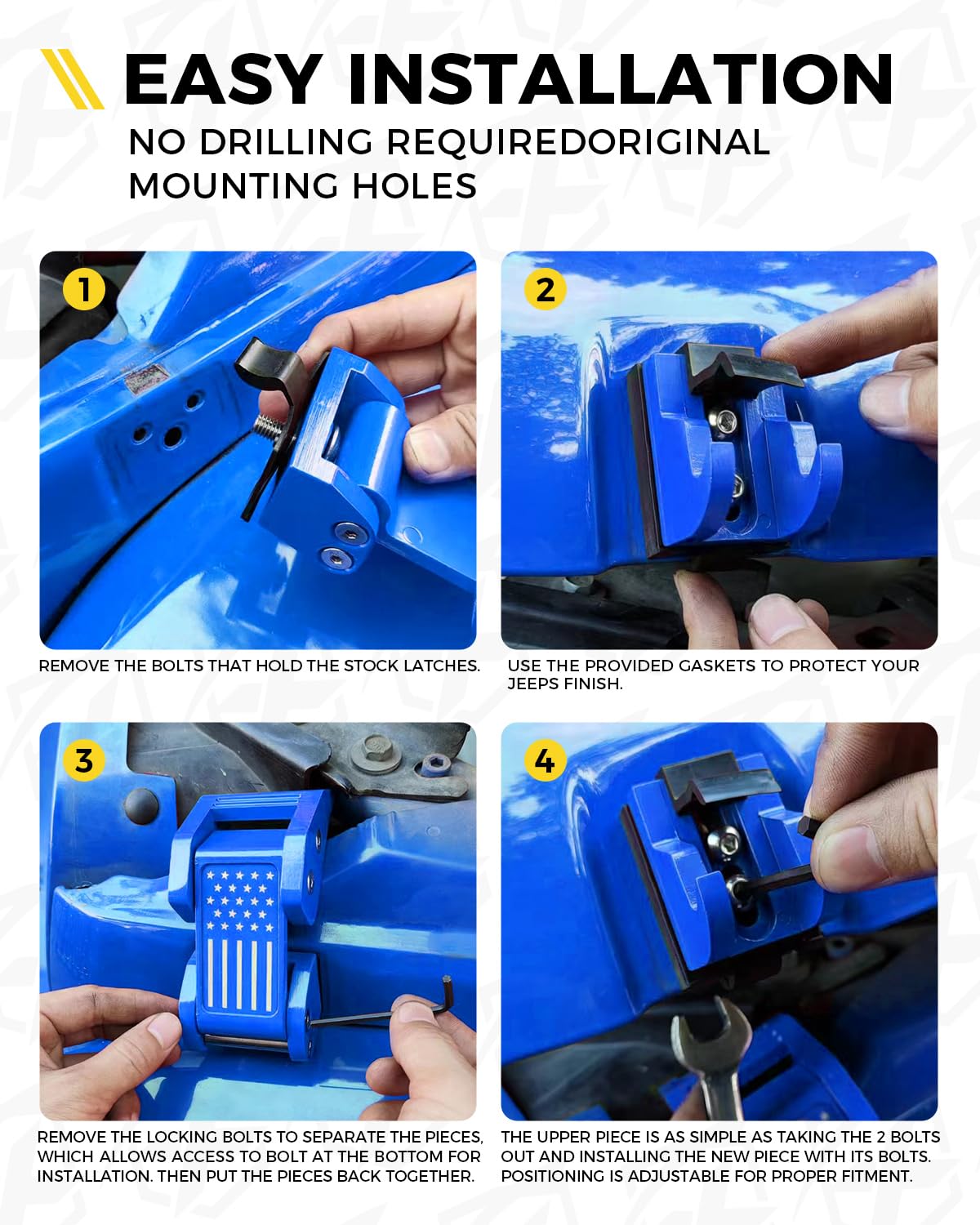 Xprite angled side detail emphasizes machining quality and durable blue finish