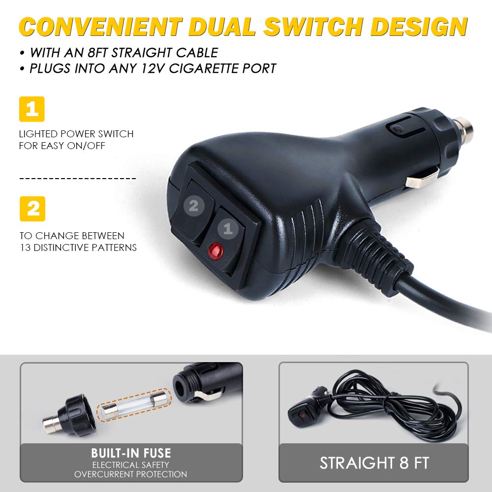 Xprite controller display and cord for quick pattern selection