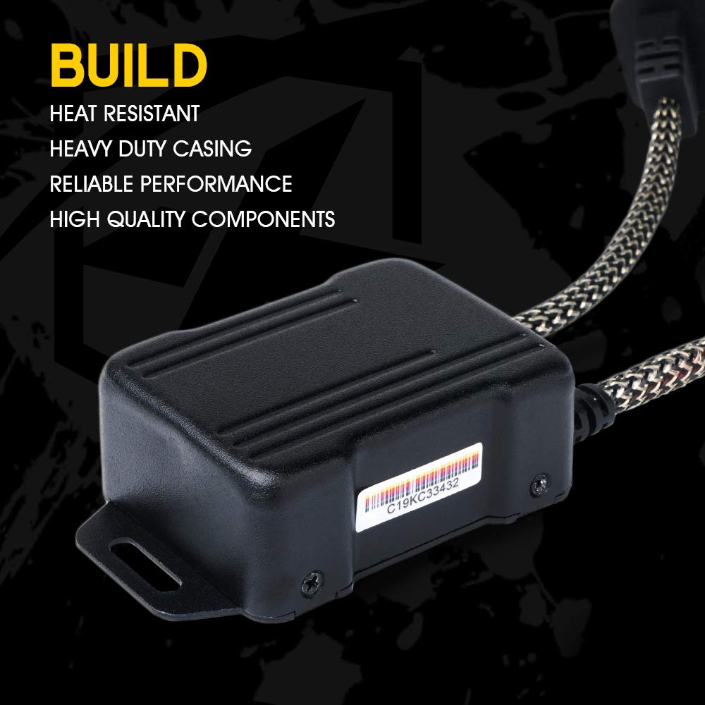 Xprite installed in headlight housing demonstrating compact fit and anti-flicker benefit