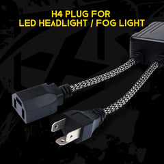 Xprite close-up of H4/9003 connector for reliable plug-and-play fit