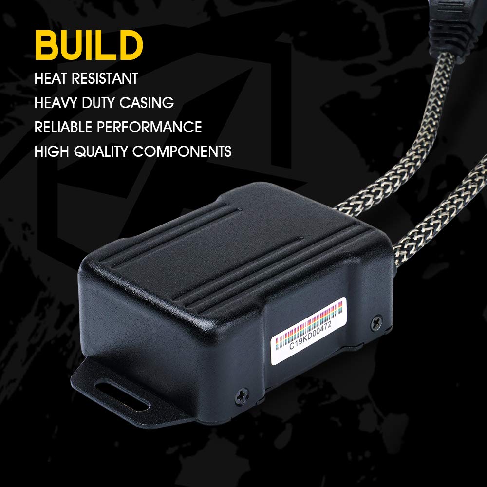 Xprite decoder wired into LED headlight harness to eliminate flicker