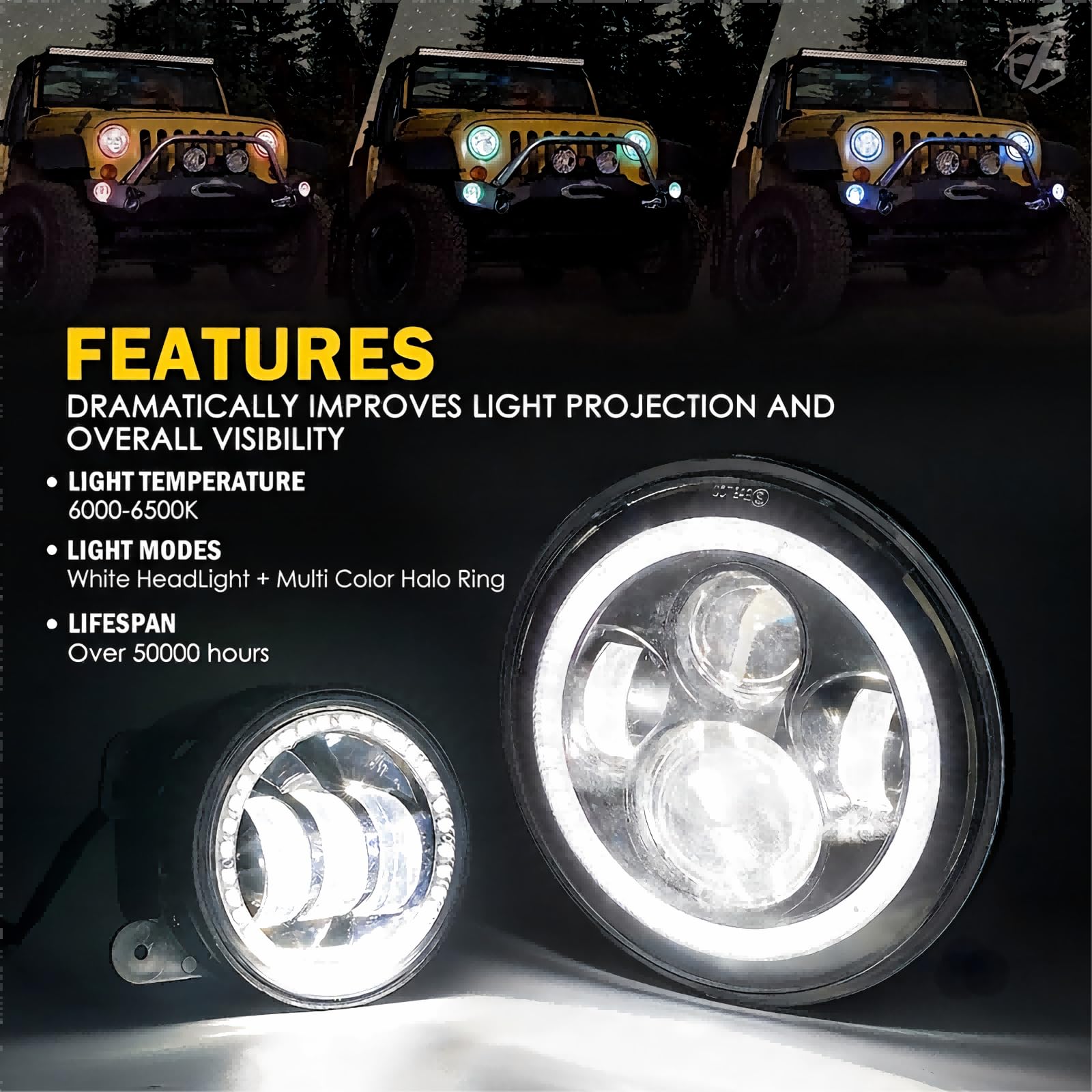 Xprite halo ring close-up highlighting styling and clear daytime visibility