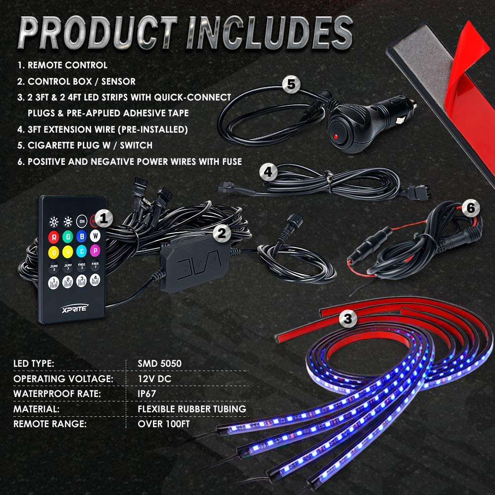 Xprite flexible rubber tubing bent to show durability and weather resistance benefit