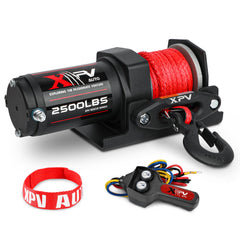 XPV AUTO front view mounted winch showing compact design and quick install benefit